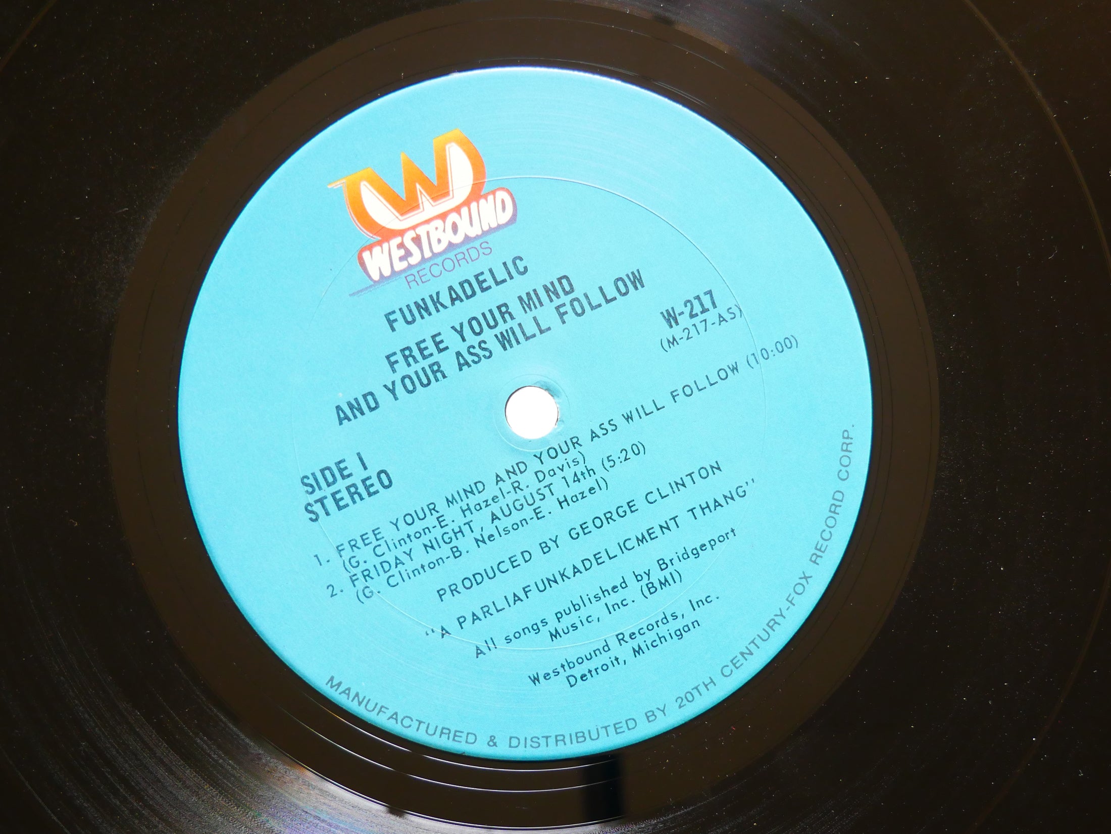 FUNKADELIC Free Your Mind.. LP WESTBOUND RECORDS W-217 US 1975 P.Funk CLEAN