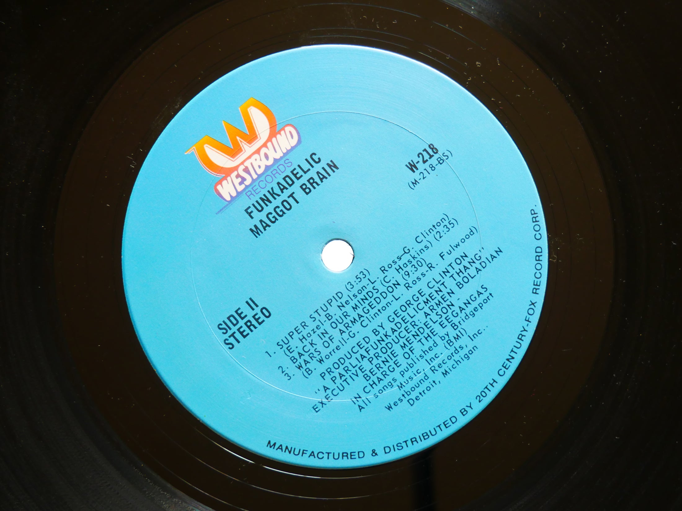 FUNKADELIC Maggot Brain LP WESTBOUND RECORDS W-218 US 1975 Psychedelic CLEAN