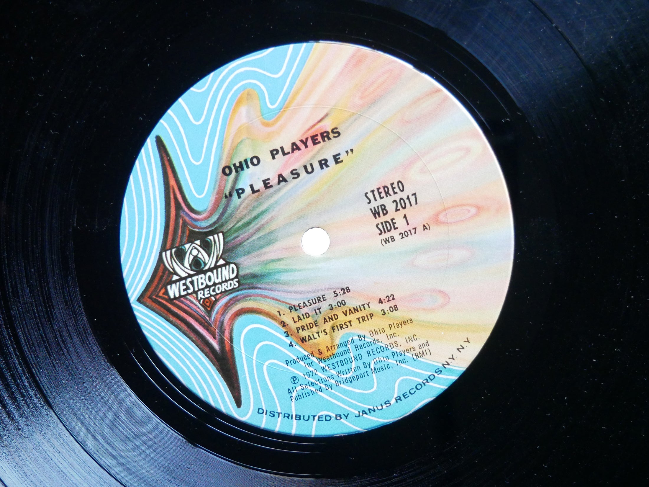 OHIO PLAYERS Pleasure LP WESTBOUND RECORDS WB 2017 US 1972 Funk Soul