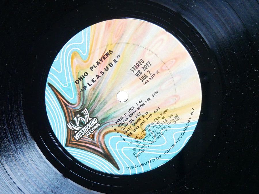 OHIO PLAYERS Pleasure LP WESTBOUND RECORDS WB 2017 US 1972 Funk Soul