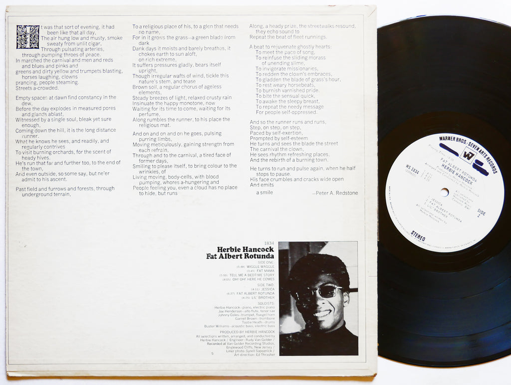 HERBIE HANCOCK Fat Albert Rotunda LP WARNER BROS. WS 1834 US 1969 Joe Henderson