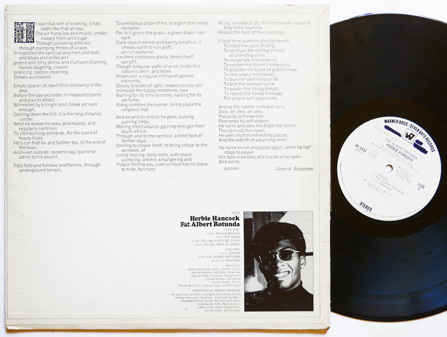 HERBIE HANCOCK Fat Albert Rotunda LP WARNER BROS. WS 1834 US 1969 Joe Henderson