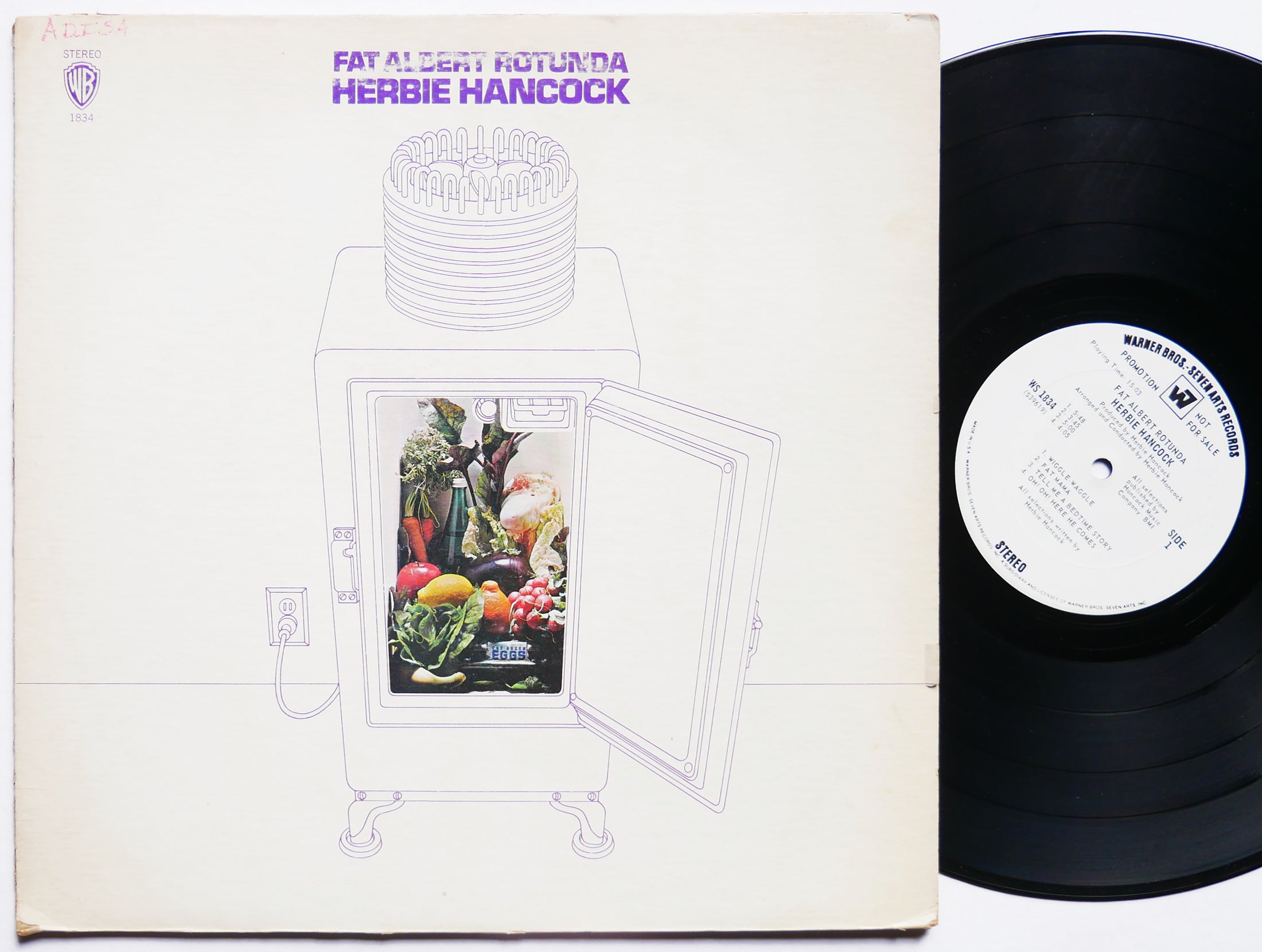 HERBIE HANCOCK Fat Albert Rotunda LP WARNER BROS. WS 1834 US 1969 Joe Henderson