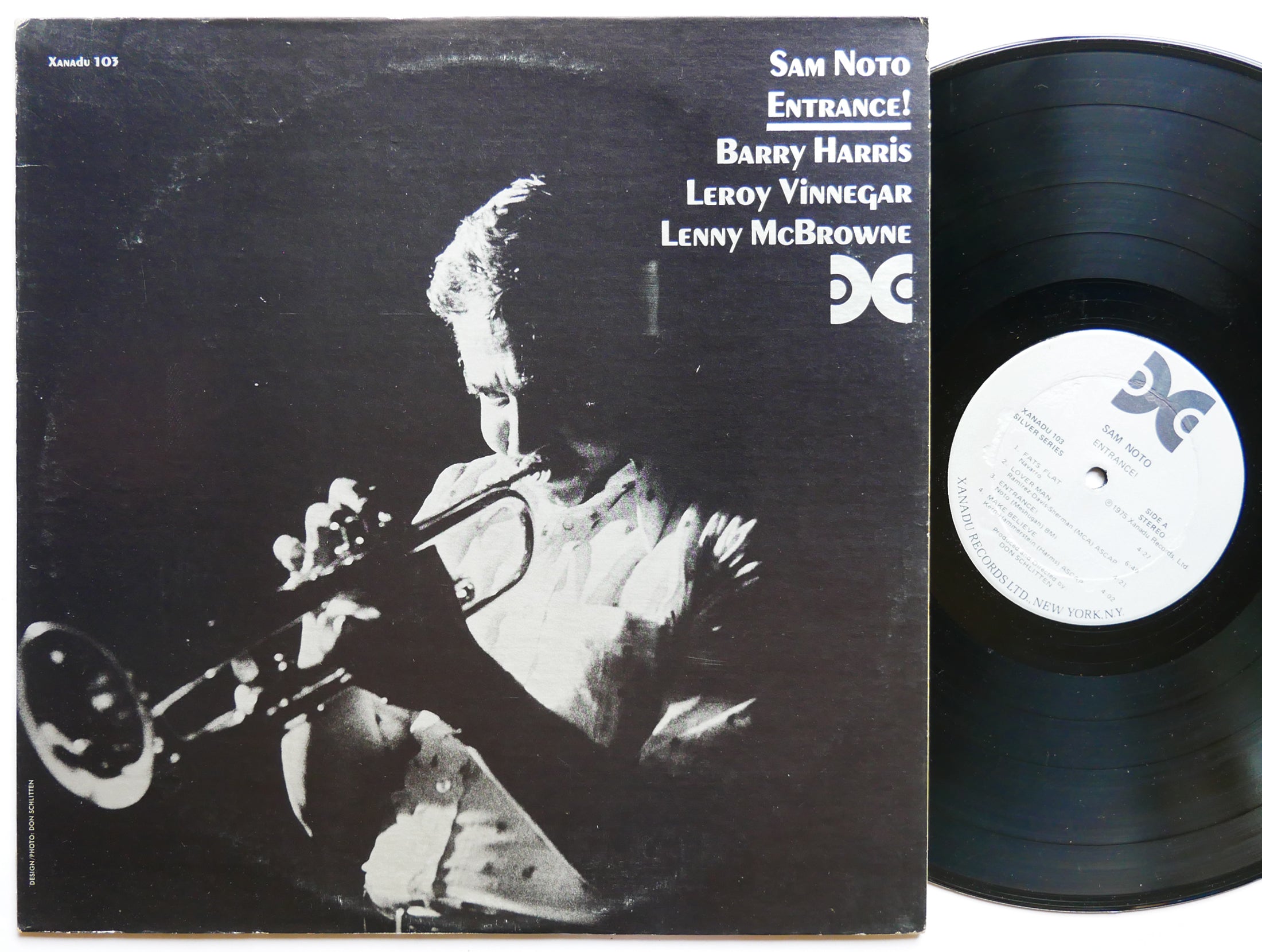 SAM NOTO Entrance! LP XANADU RECORDS 103 US 1975 Leroy Vinnegar Barry Harris