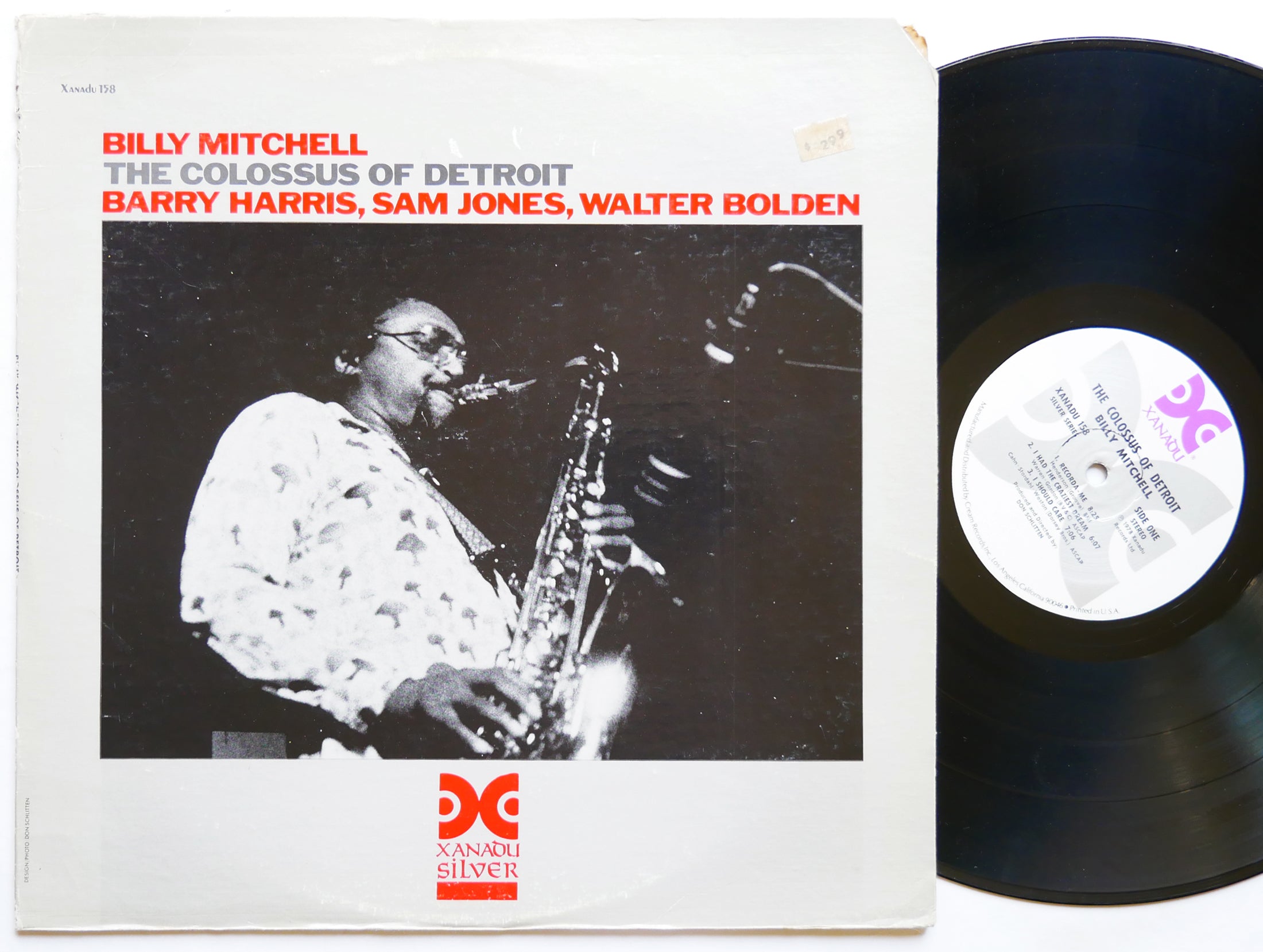 BILLY MITCHELL The Colossus Of Detroit LP XANADU 158 US 1979 Sam Jones
