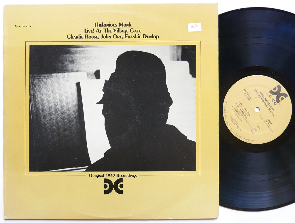 THELONIOUS MONK Live! At The Village Gate LP XANADU 202 US 1985 Charlie Rouse