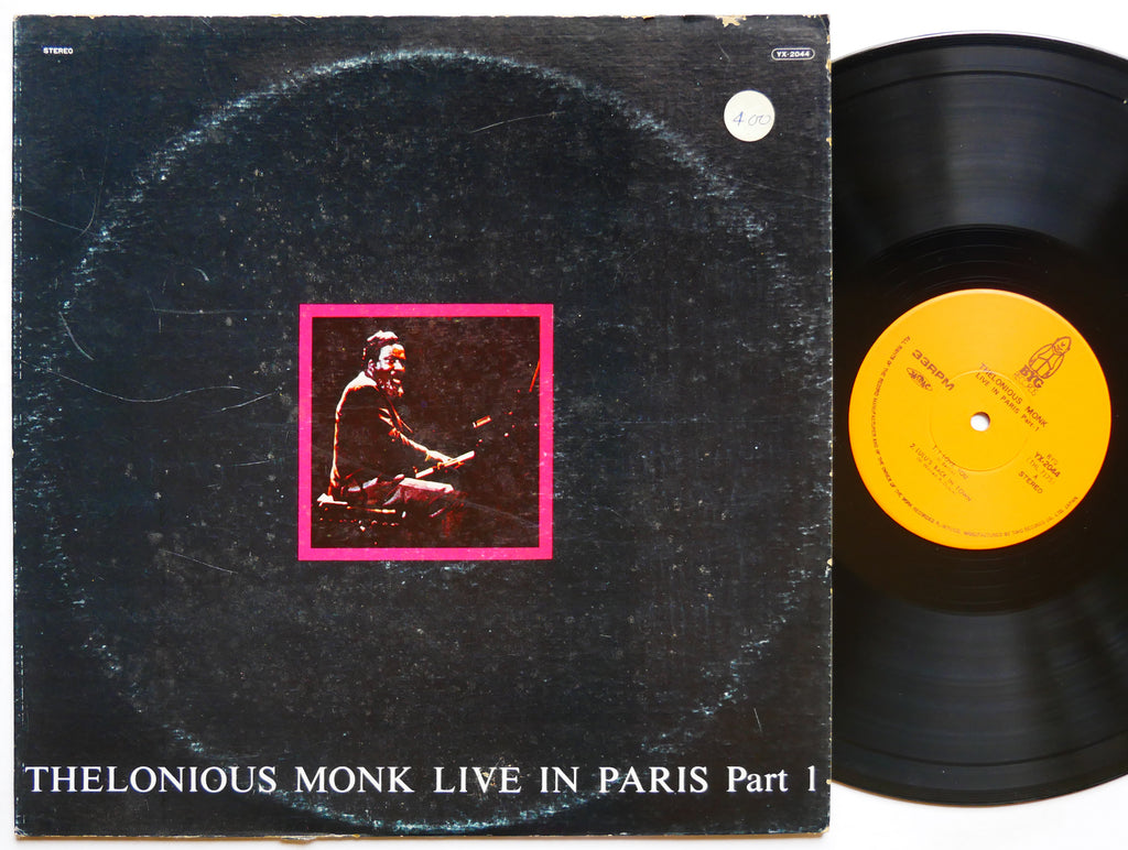 THELONIOUS MONK Live In Paris Part 1 LP BYG RECORDS YX-2044 JAPAN 1975 Ben Riley