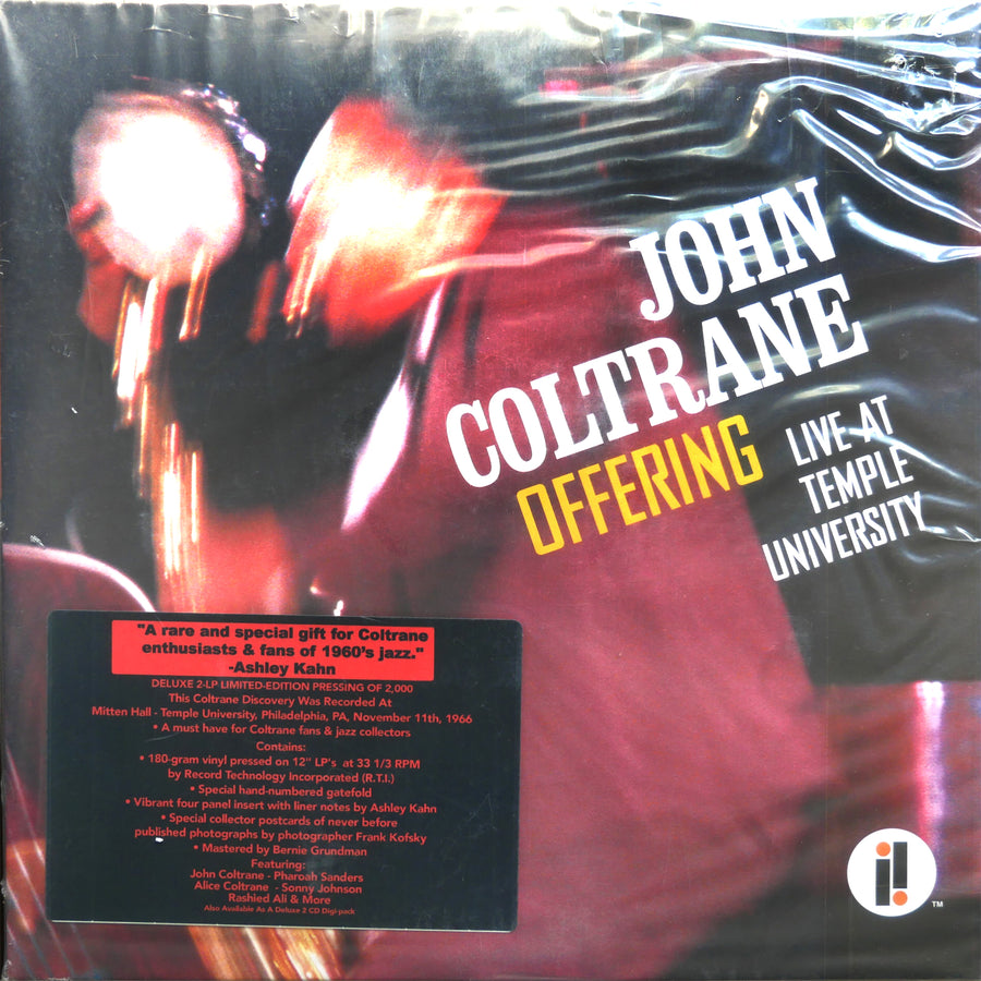 JOHN COLTRANE Offering Live At Temple University 2 x LP IMPULSE! US 2014 LIMITED